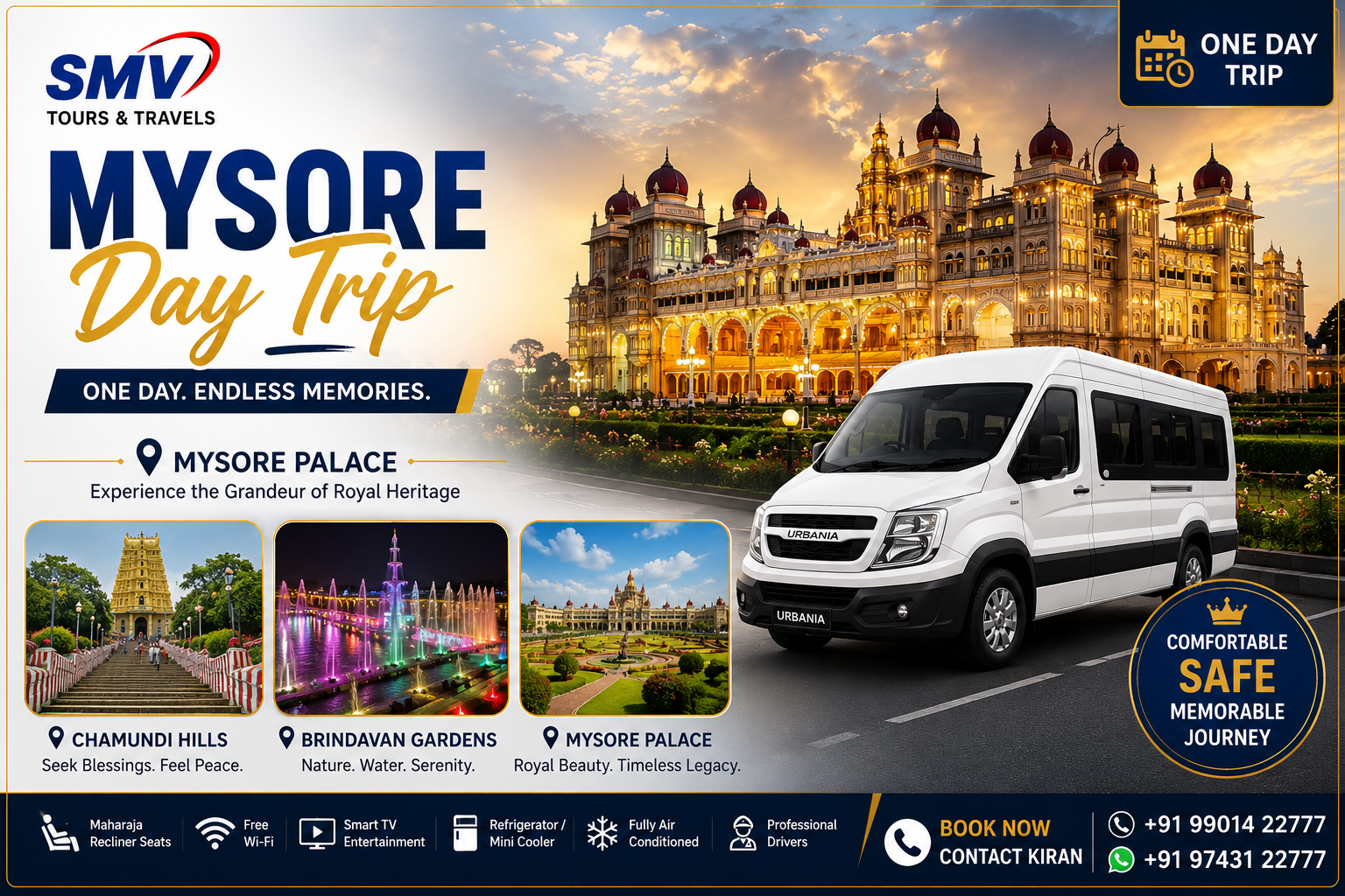 Mysore Day Trip SMV Tours